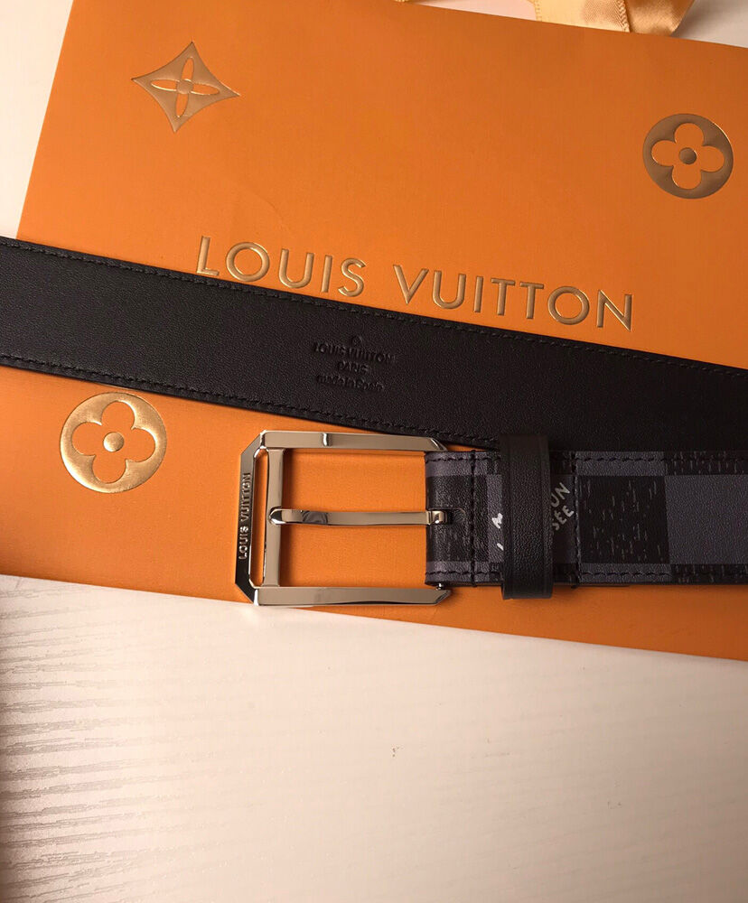 Louis Vuitton Belt Architect 35mm Belt Black