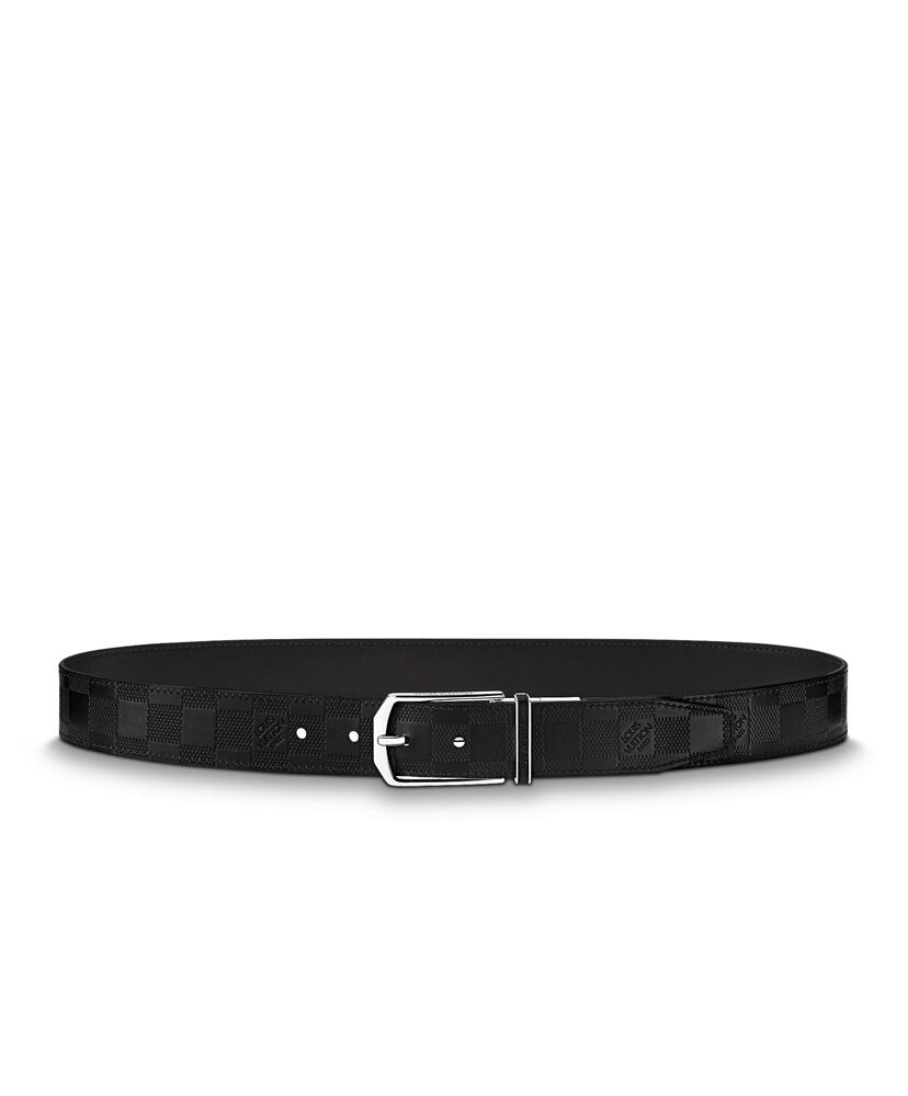 Louis Vuitton Belt Slender 35mm Reversible M9906T Black - Click Image to Close