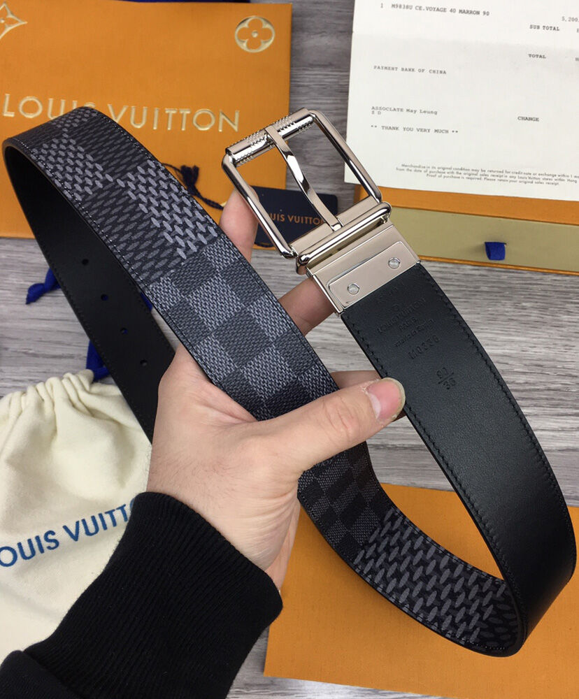 Louis Vuitton Belt LV Initiales 40mm Black