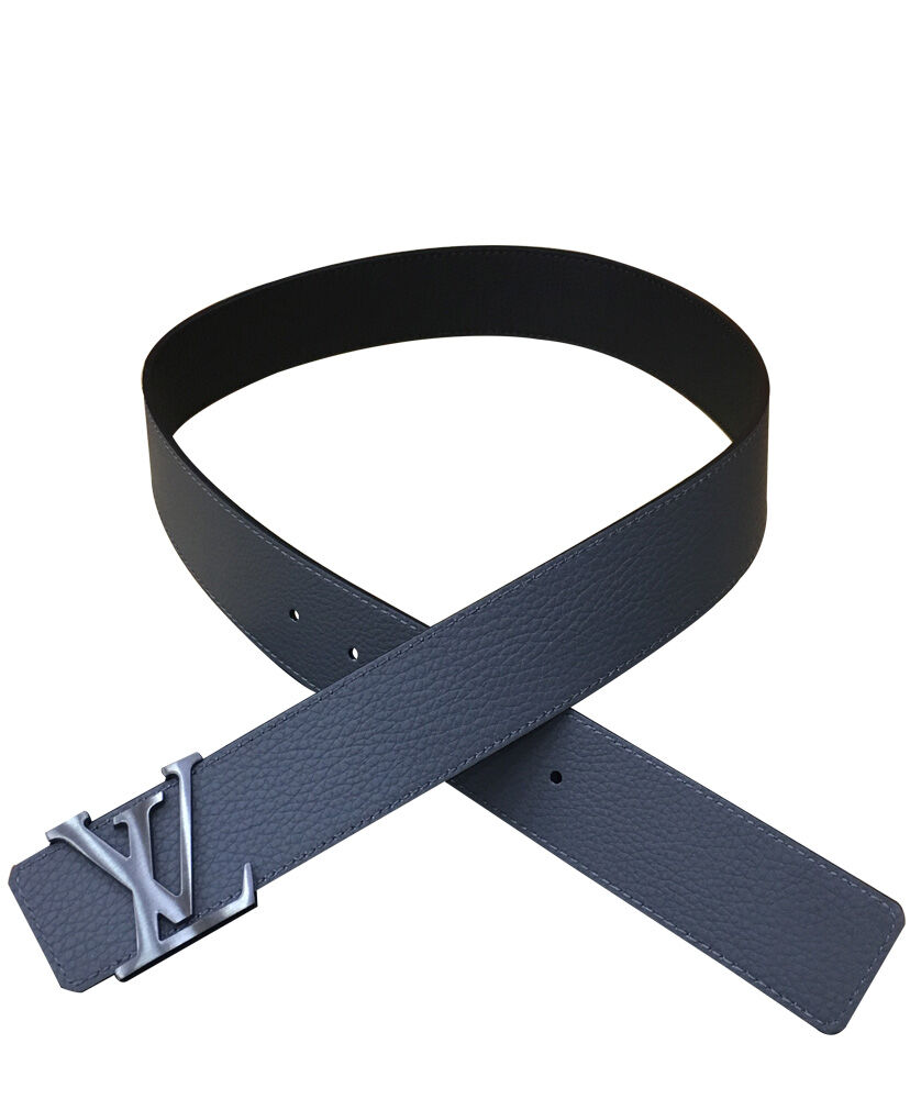 Louis Vuitton Belt LV Initiales Reversible Dark Gray - Click Image to Close