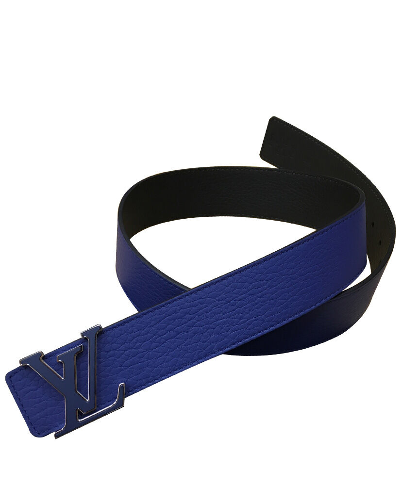 Louis Vuitton Belt LV Initiales Reversible Blue - Click Image to Close