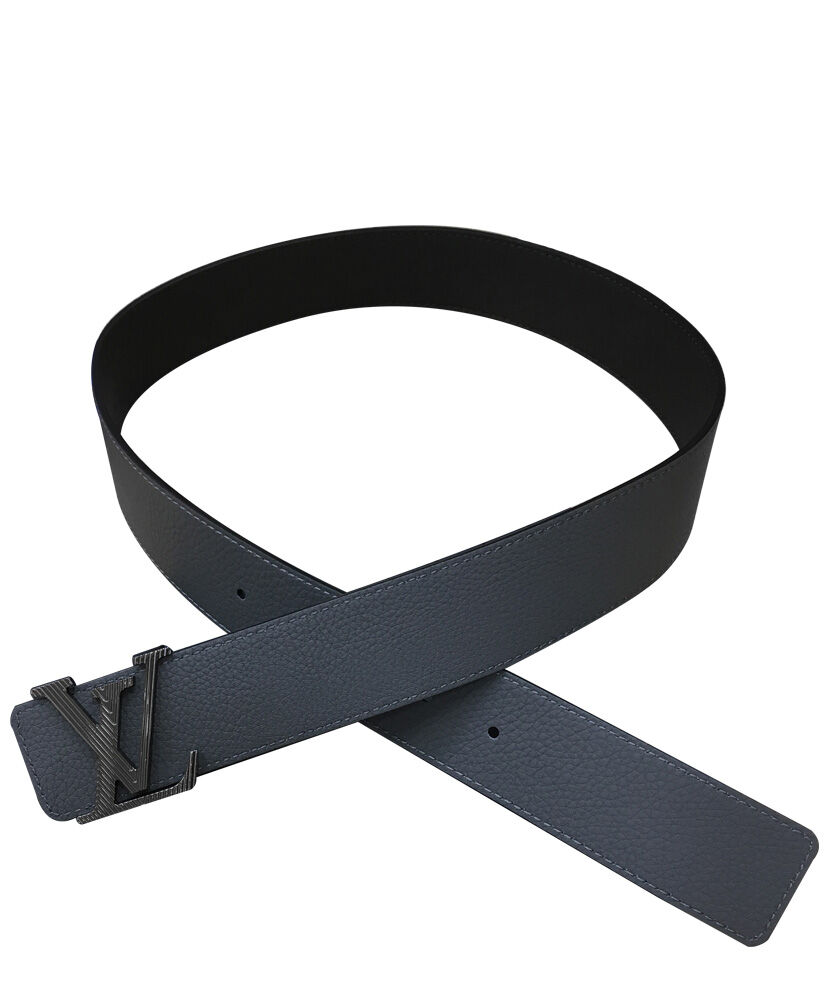 Louis Vuitton Belt LV Initiales Reversible Dark Gray - Click Image to Close