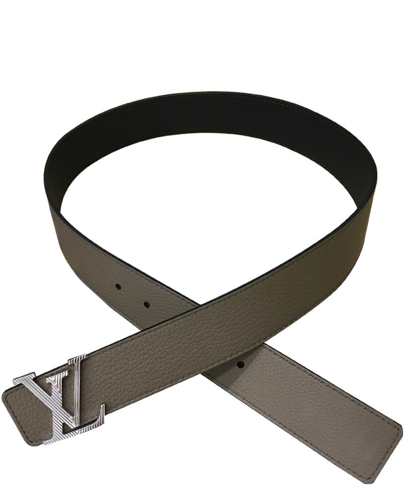 Louis Vuitton Belt LV Initiales Reversible Gray - Click Image to Close