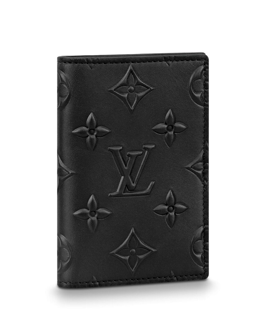 Louis Vuitton Wallet Pocker Organizer Slender M80508 Black