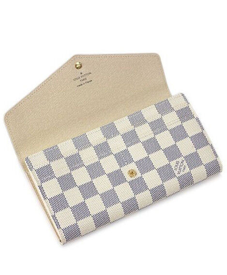 Louis Vuitton Wallet Sarah Wallet N63208 White