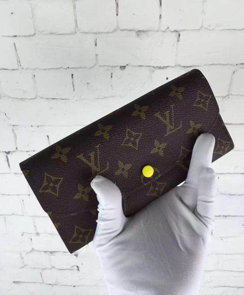 Louis Vuitton Wallet Emilie Wallet M61535 Yellow