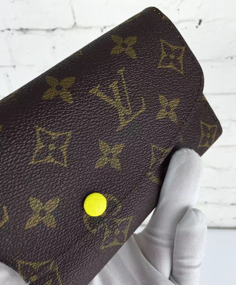 Louis Vuitton Wallet Emilie Wallet M61535 Yellow