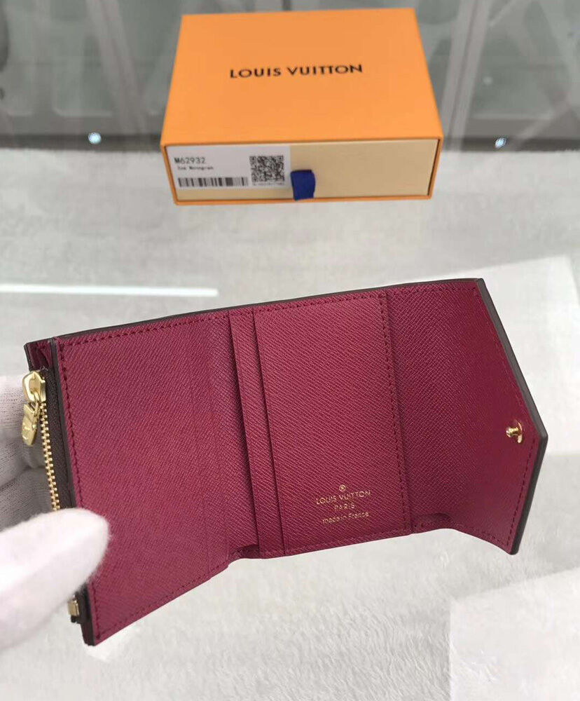 Louis Vuitton Wallet Zoe wallet M62932 M62933 Mauve