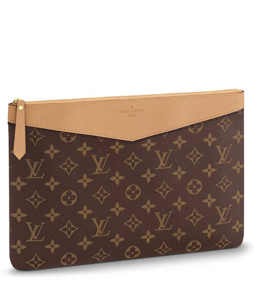 Louis Vuitton Daily Pouch M62048 M64590 M64591 Apricot - Click Image to Close