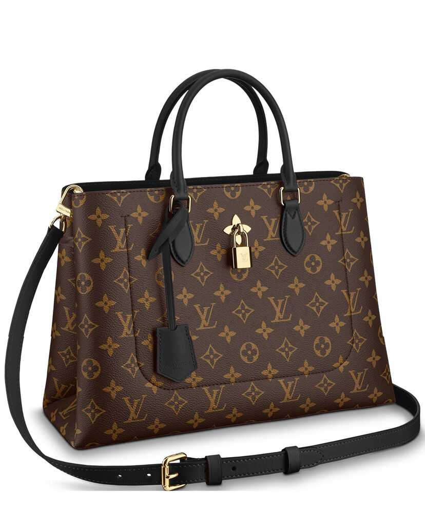 Louis Vuitton Flower Tote M43550 M43553 Black - Click Image to Close