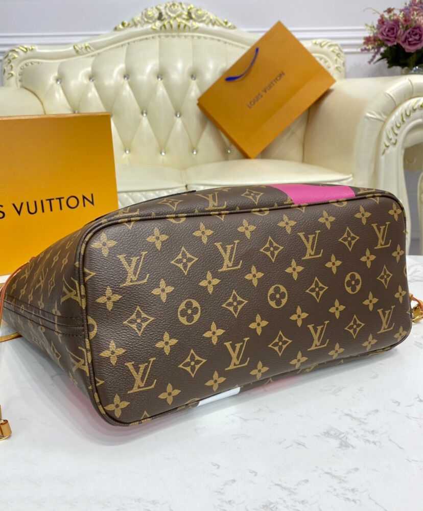 Louis Vuitton Game On Neverfull MM M57452 Brown