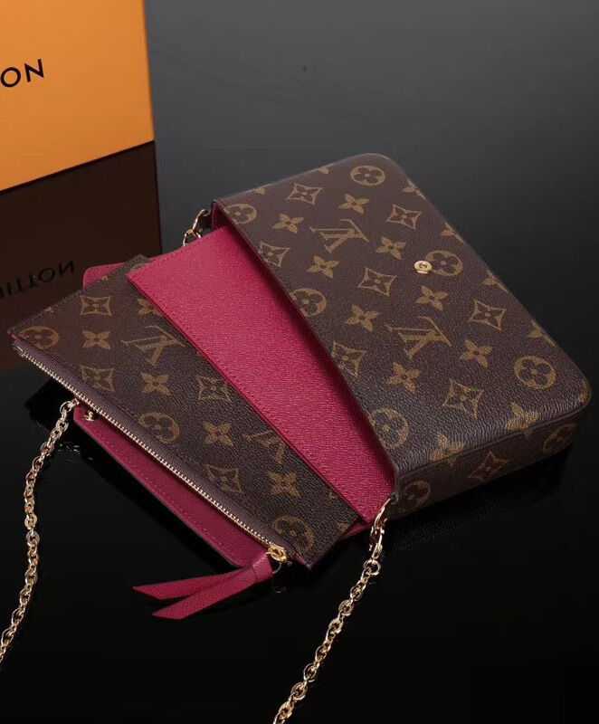 Louis Vuitton Felicie Pochette M61276 Brown