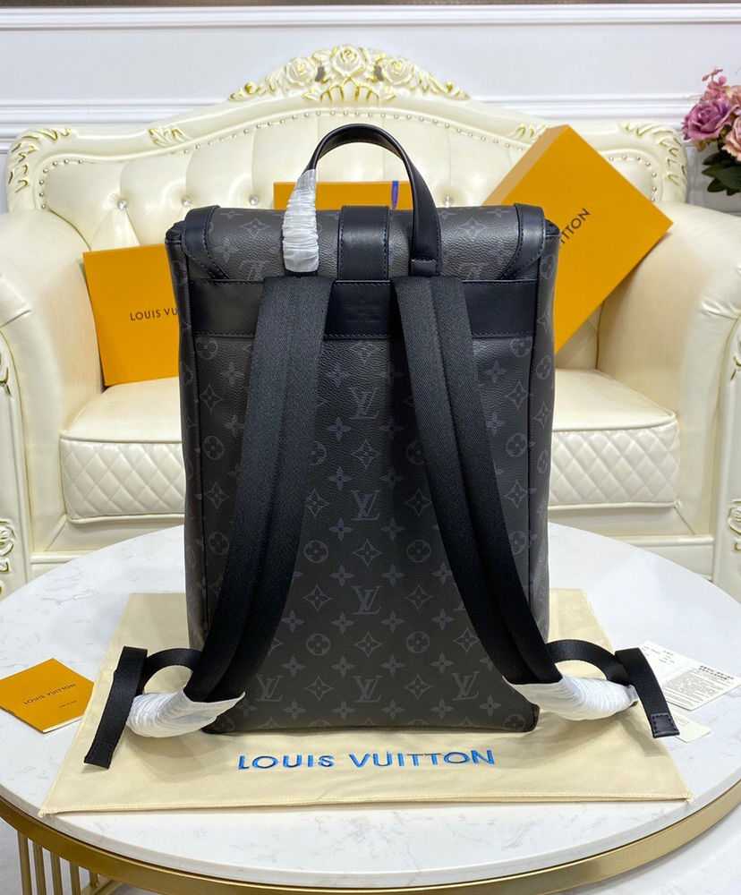 Louis Vuitton Saumur Backpack M45913 Black