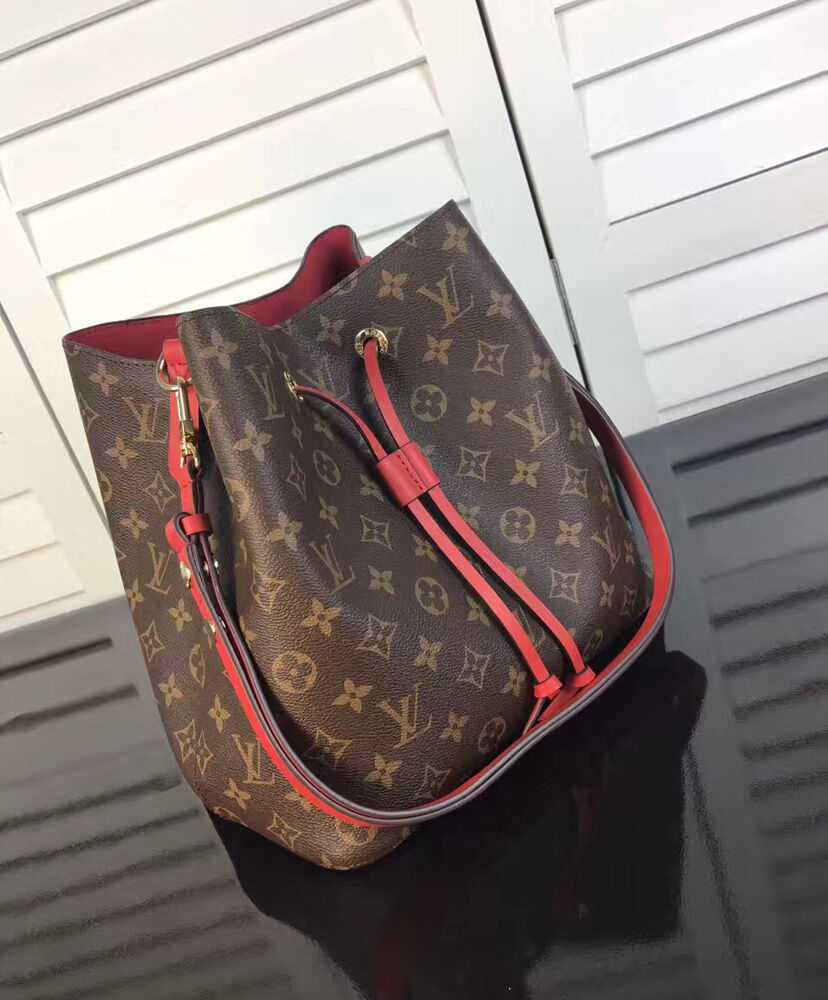 Louis Vuitton Monogram Neonoe M44020 M44021 M44022 Red