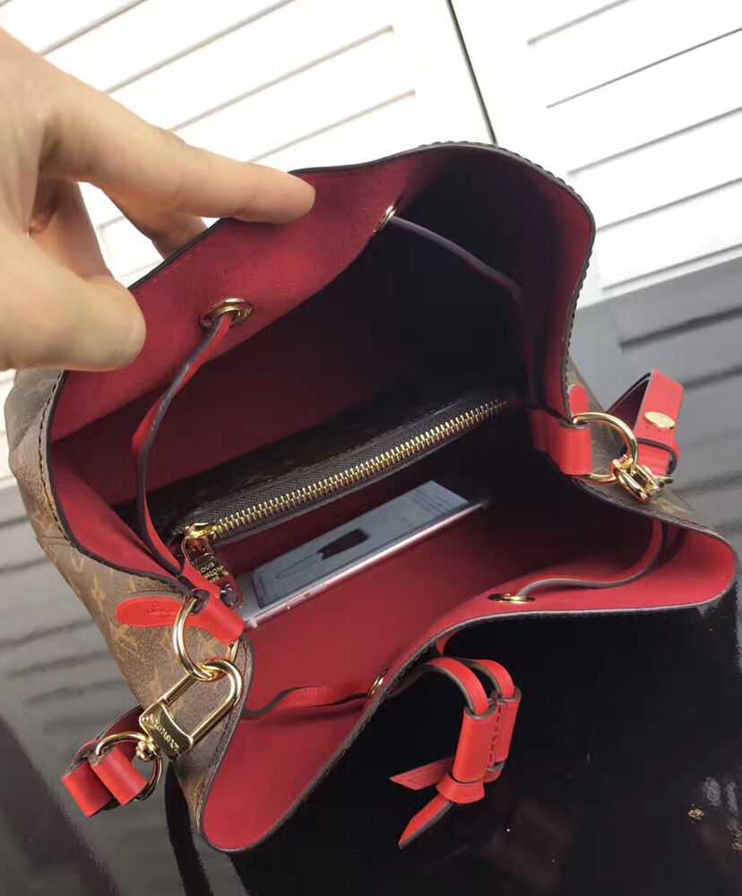 Louis Vuitton Monogram Neonoe M44020 M44021 M44022 Red