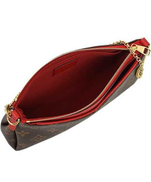 Louis Vuitton Pallas Clutch M41638 Red