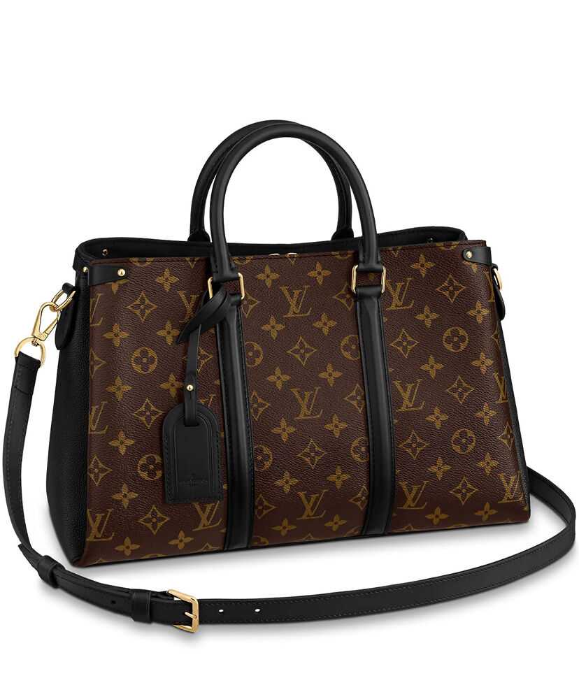 Louis Vuitton Soufflot MM M44817 Black - Click Image to Close