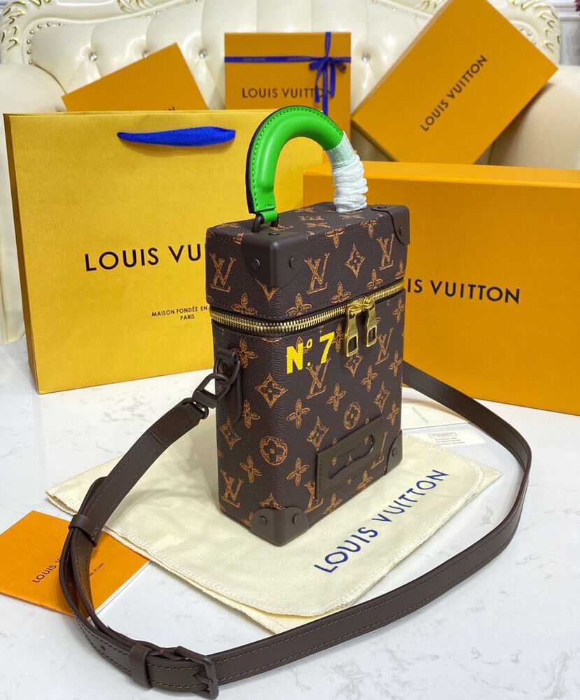 Louis Vuitton Vertical Box Trunk M59664 Brown