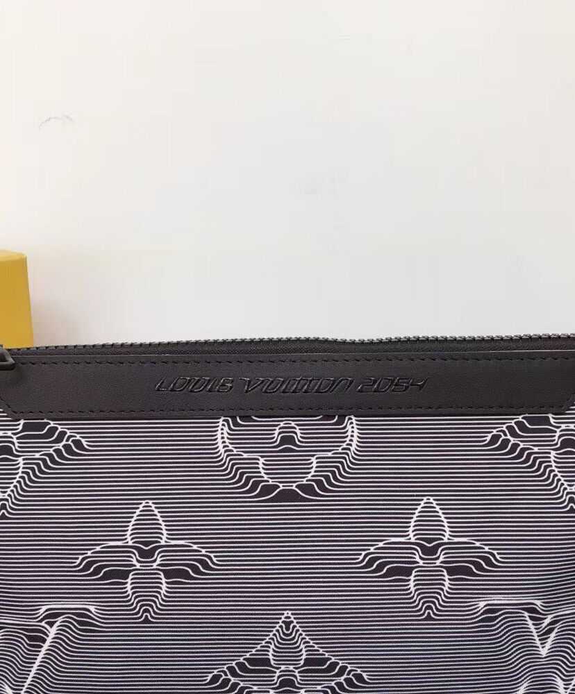 Louis Vuitton Reversible Pouch M68777 Gray