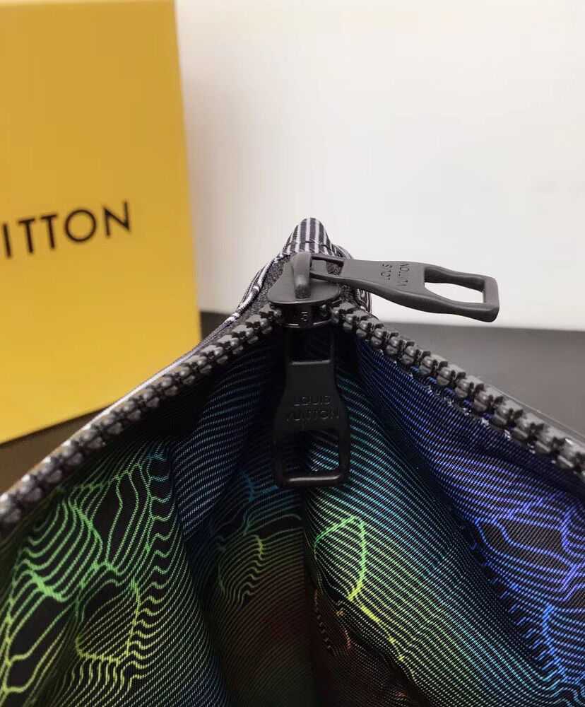 Louis Vuitton Reversible Pouch M68777 Gray