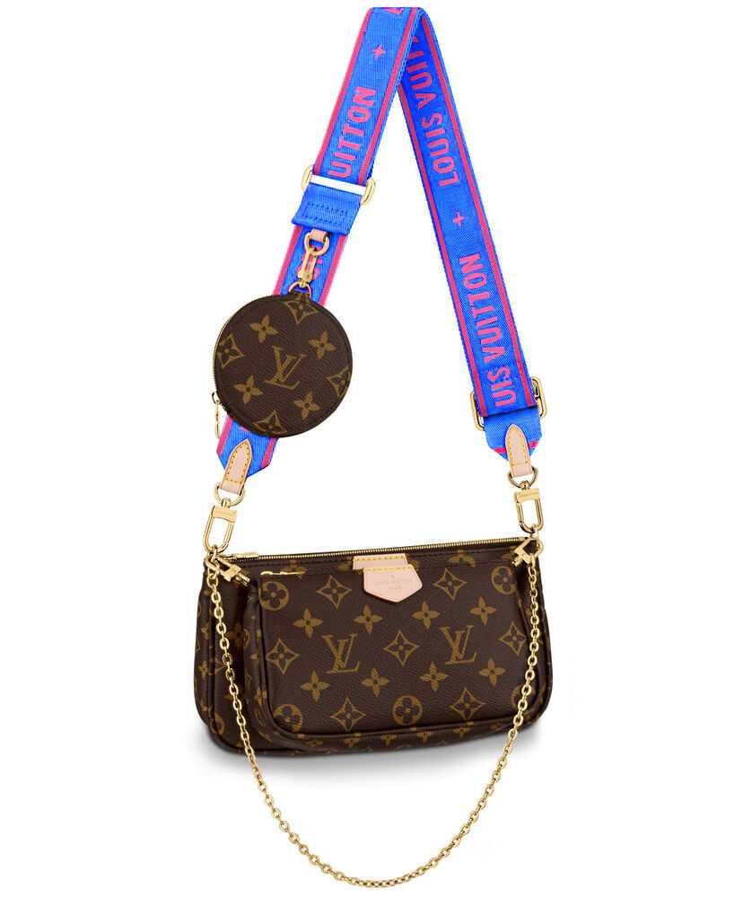 Louis Vuitton Multi Pochette Accessoires M44813 Blue - Click Image to Close