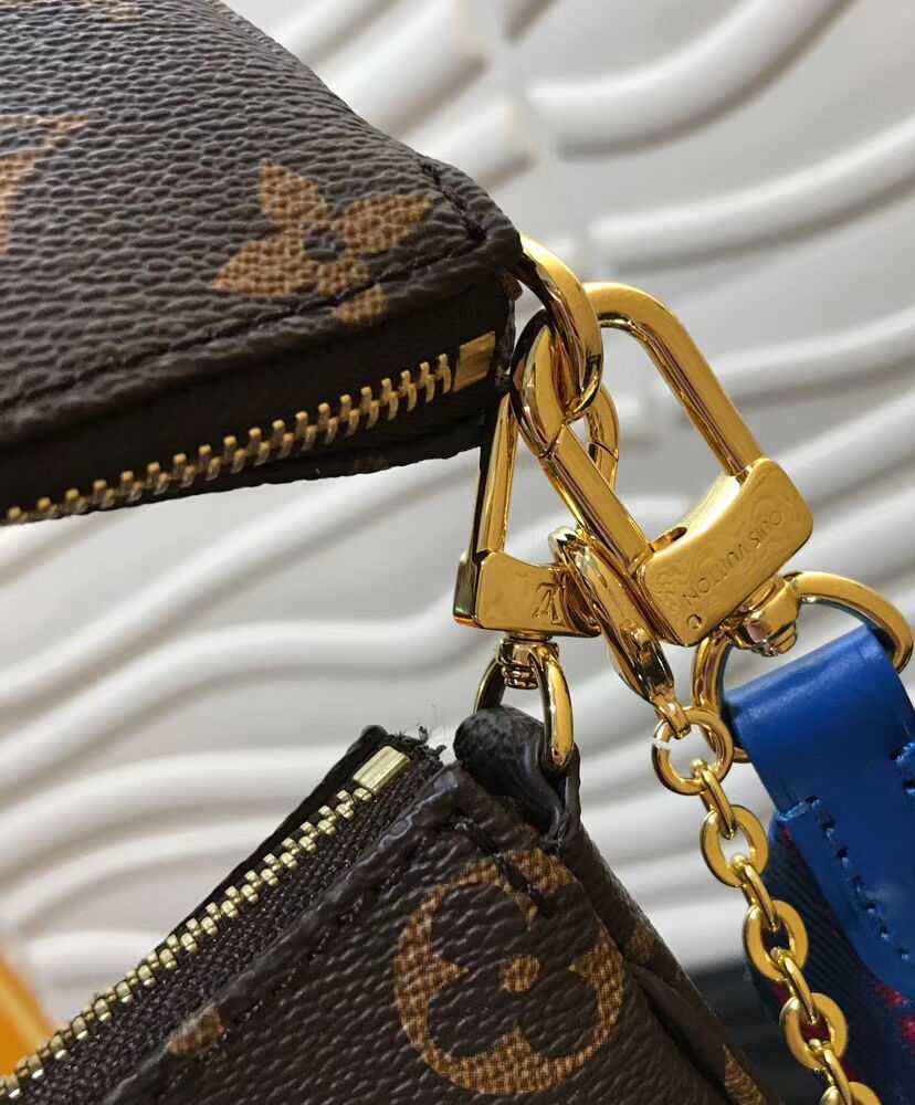 Louis Vuitton Multi Pochette Accessoires M44813 Blue