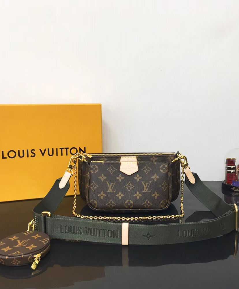 Louis Vuitton Multi Pochette Accessoires M44813 Green