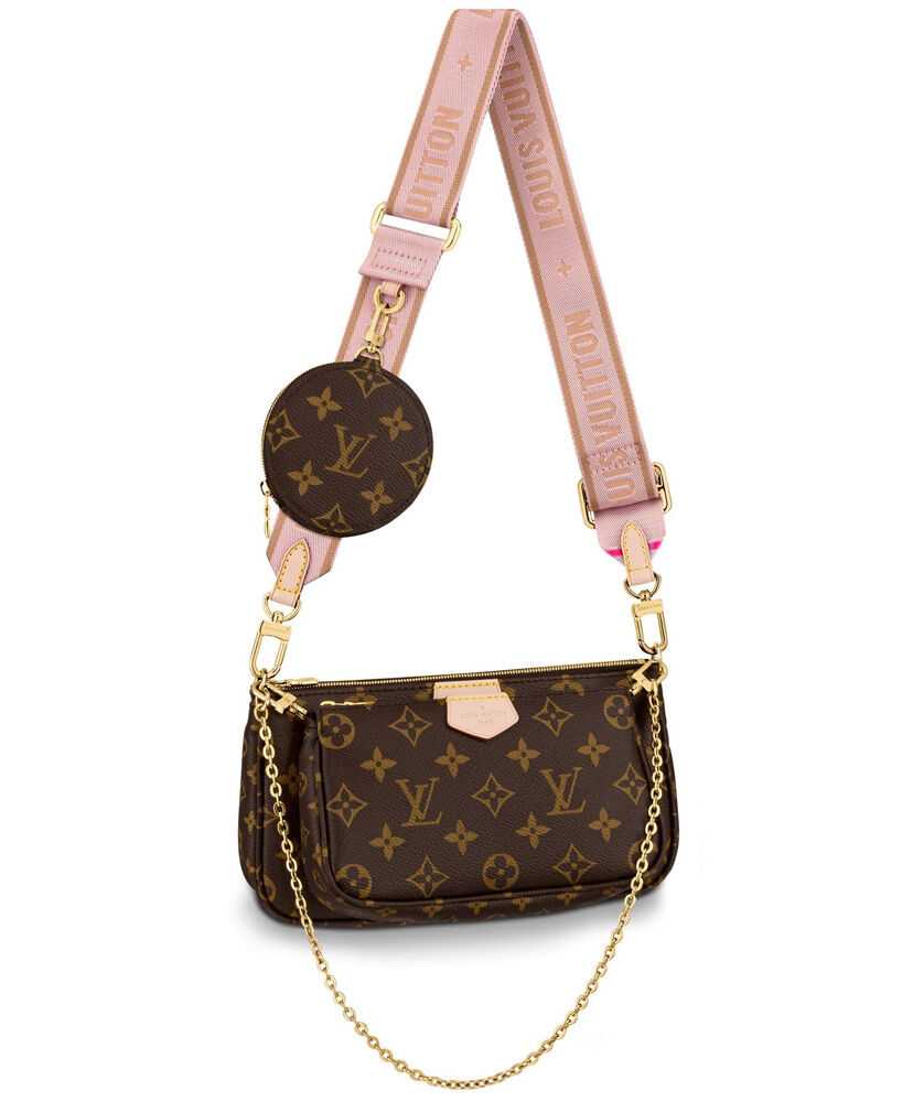 Louis Vuitton Multi Pochette Accessoires M44813 Pink - Click Image to Close