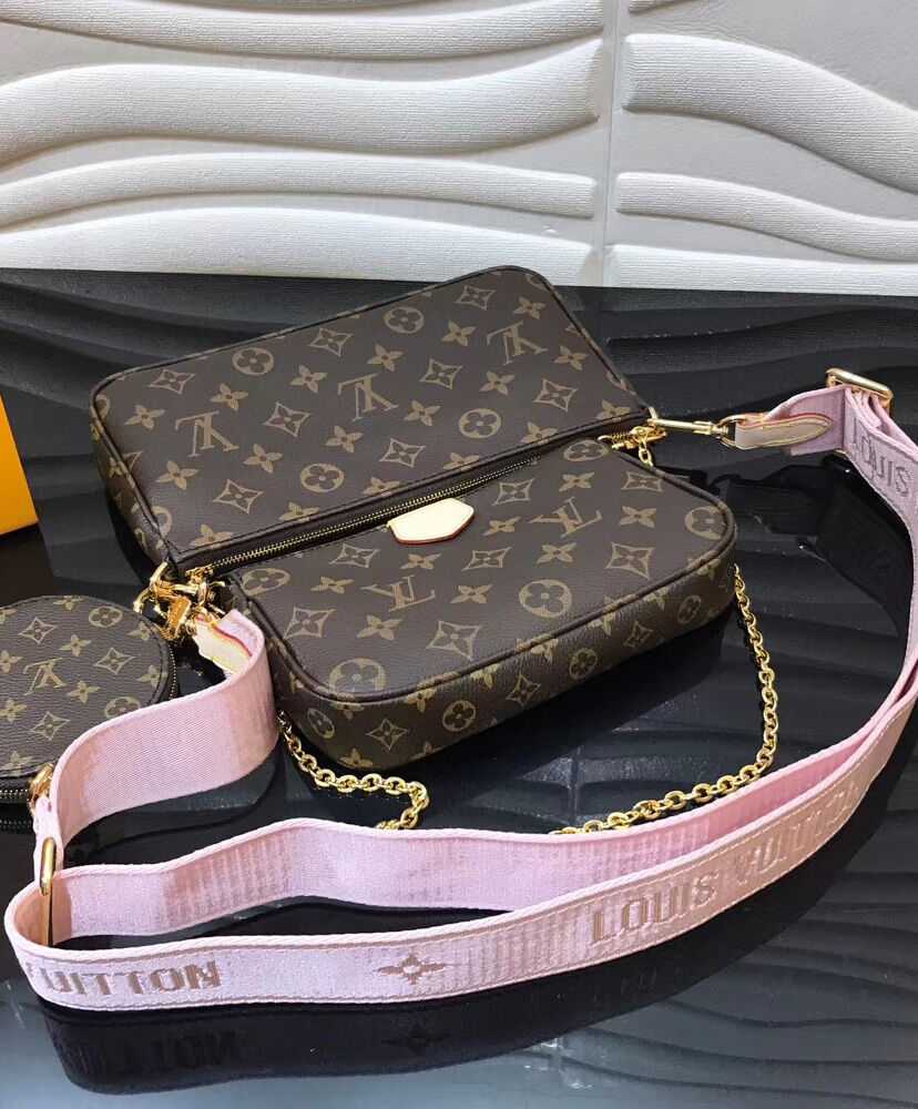 Louis Vuitton Multi Pochette Accessoires M44813 Pink