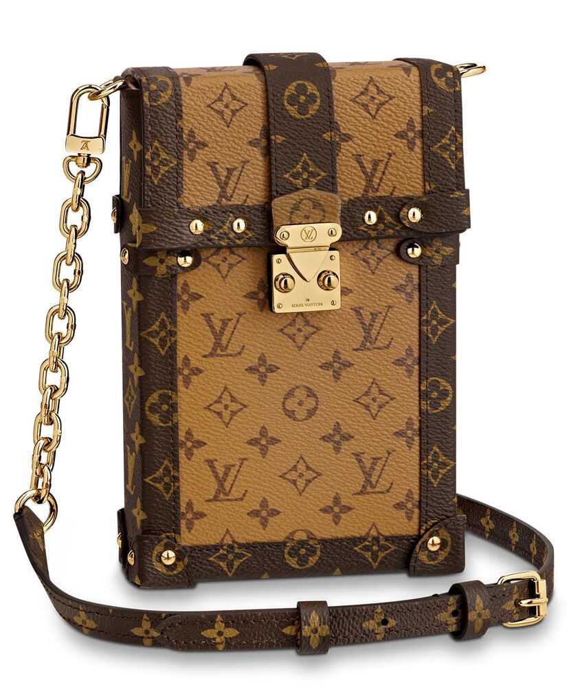 Louis Vuitton Pochette Trunk Verticale M67873 Apricot - Click Image to Close