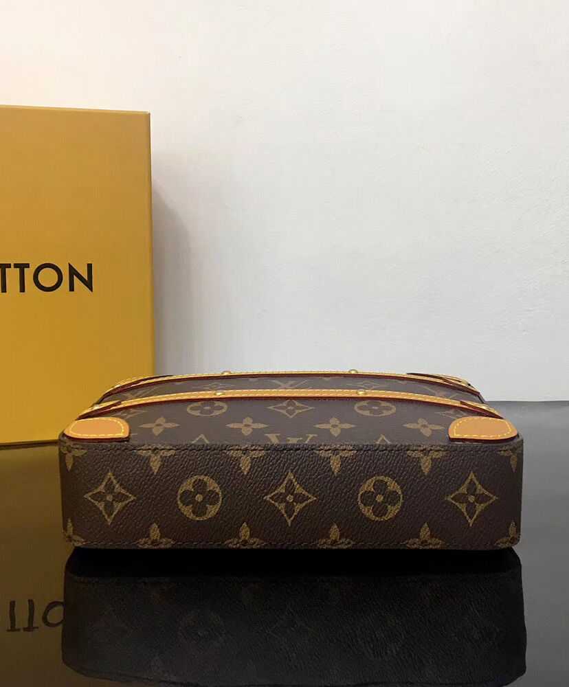 Louis Vuitton Soft Trunk Pouch M44779 Brown