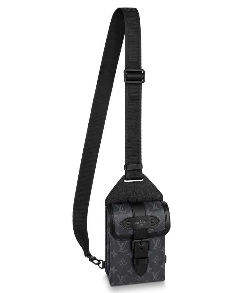 Louis Vuitton Saumur Slingbag M45912 Black - Click Image to Close