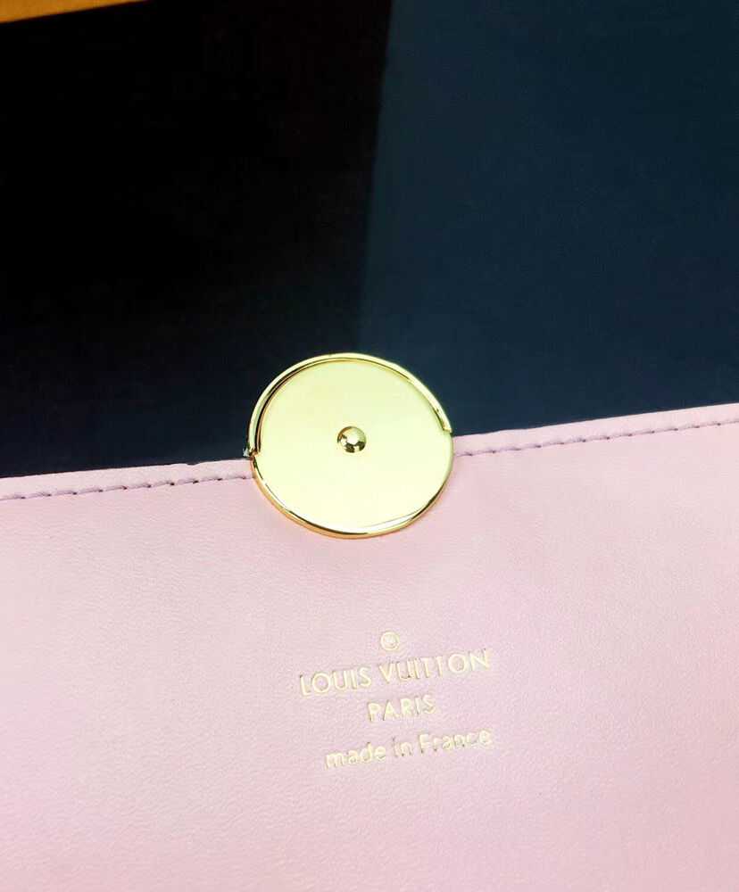 Louis Vuitton Flore Chain Wallet M67404 M67405 Pink