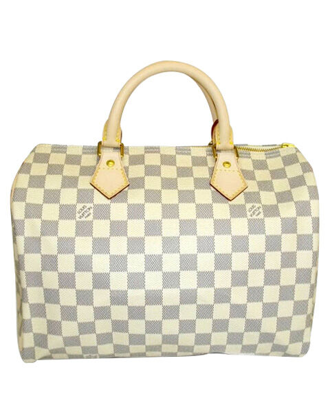 Louis Vuitton Damier Canvas Speedy N41535 White