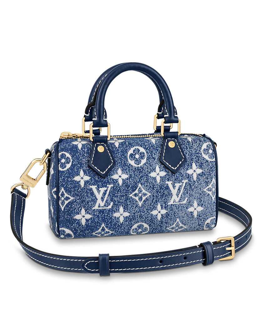 Louis Vuitton Nano Speedy M81168 M81213 Blue - Click Image to Close