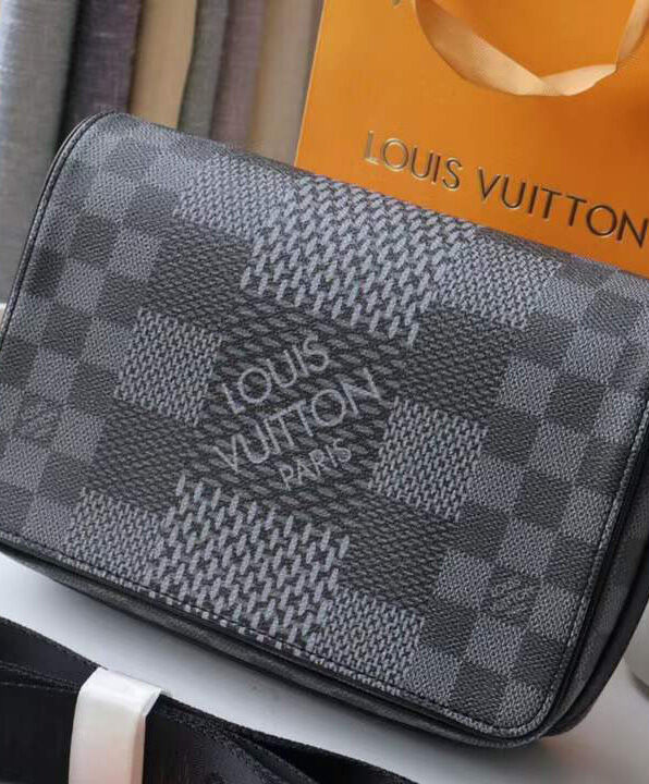 Louis Vuitton Studio Messenger Bag N50013 N50026 Black