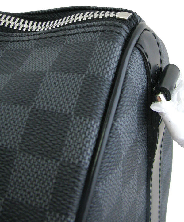 Louis Vuitton Damier Graphite Canvas Keepall N41418 Black