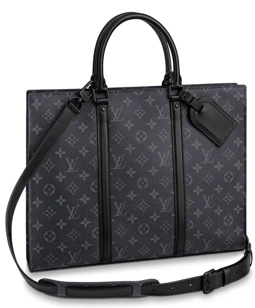 Louis Vuitton Sac Plat Horizontal Zippe M45265 Black - Click Image to Close