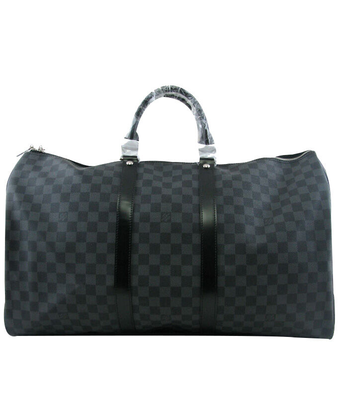 Louis Vuitton Damier Graphite Canvas Keepall N41413 Black