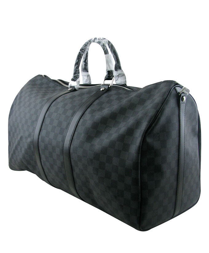 Louis Vuitton Damier Graphite Canvas Keepall N41413 Black