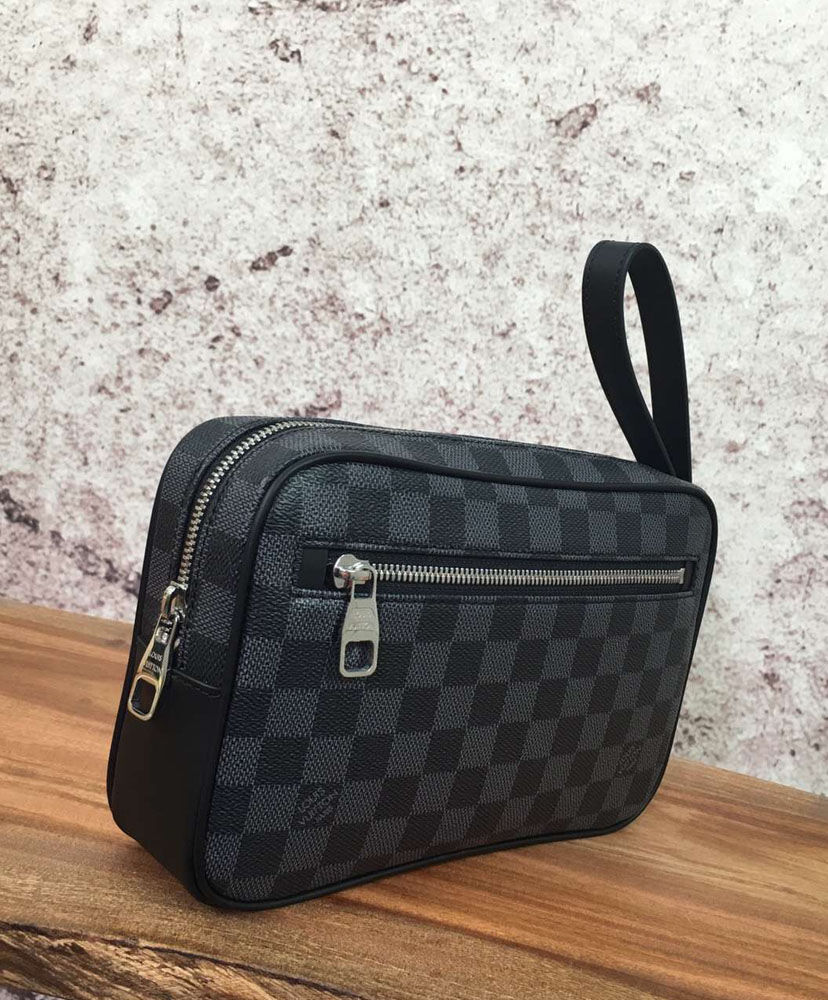 Louis Vuitton Kasai Clutch N41664 Black