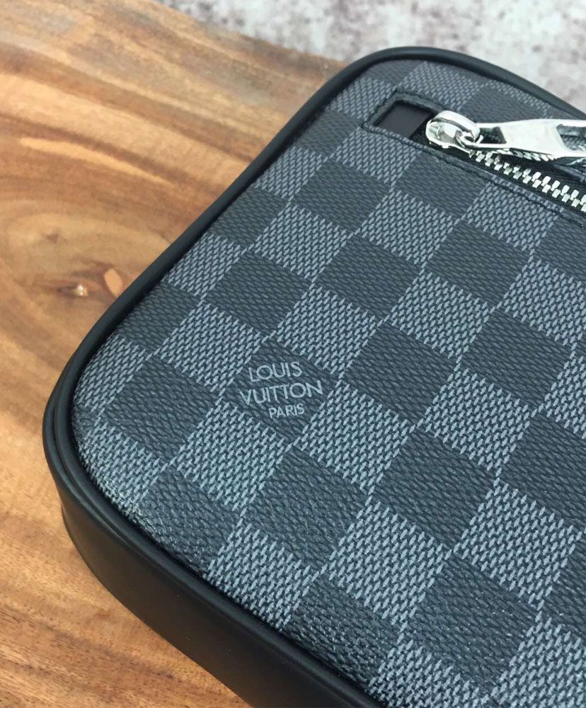 Louis Vuitton Kasai Clutch N41664 Black