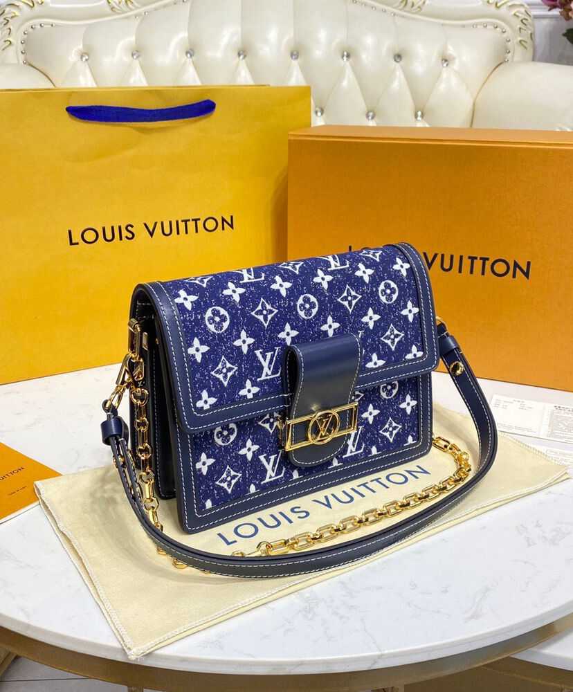 Louis Vuitton Dauphine MM M59631 Blue