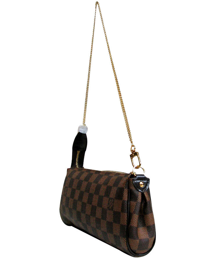 Louis Vuitton Damier Canvas Eva Clutch N55213 Brown