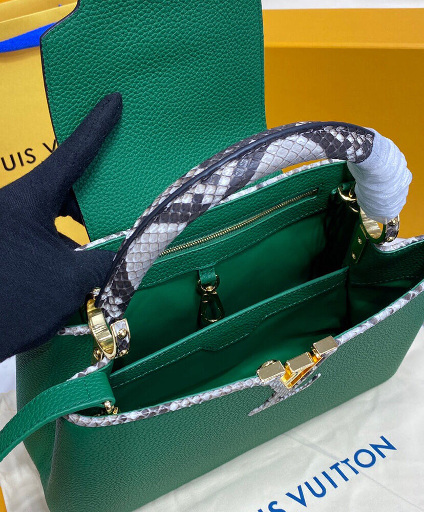 Louis Vuitton Capucines Mini Bag N80931 N96467 Green