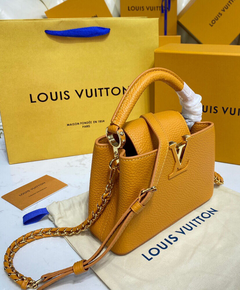 Louis Vuitton Capucines Mini Bag M59709 Orange