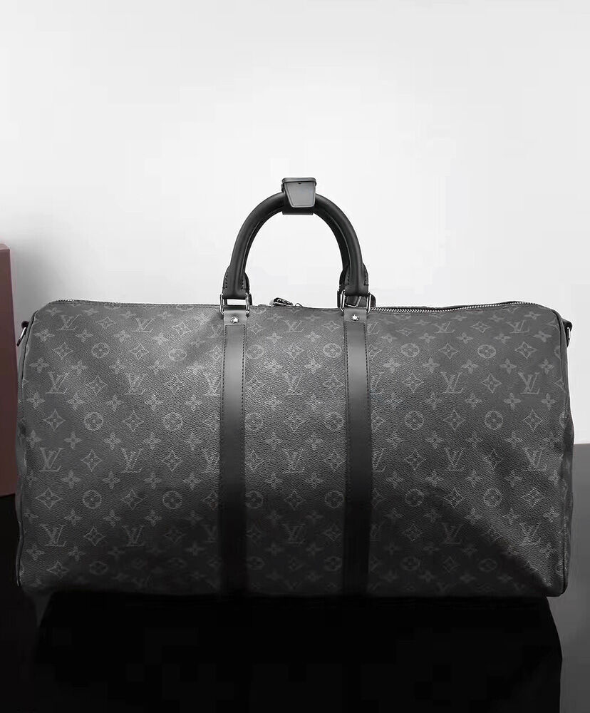 Louis Vuitton Keepall Bandouliere 55 M40605 Black