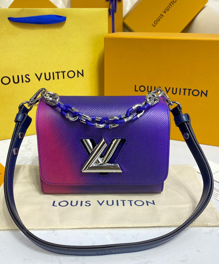 Louis Vuitton Twist MM Dark Blue