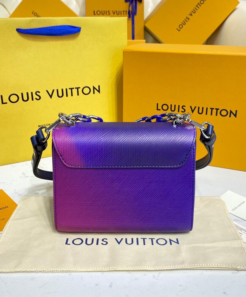 Louis Vuitton Twist MM Dark Blue