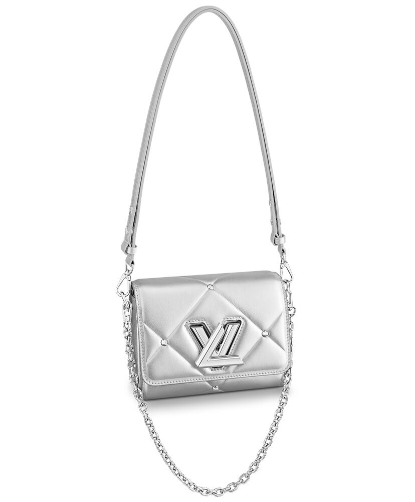 Louis Vuitton Twist MM M59029 M59031 Silver - Click Image to Close